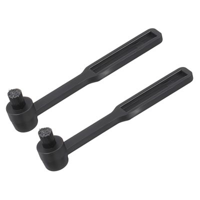 WESIEVYA 2pcs Vinyl Record Cleaner Brushes Multi-functional Stylus Brush for Turntable Needle and Camera Lens Compact Design for Easy Use and Long-lasting Protection