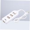 Yardenfun USB Hub Port USB Splitter Output Compatible Portable Data Hub for Laptop Pc Desktop view 2
