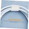 CHILDWEET 1roll Self-Adhesive Cable Organizer Strip Hook and Fastening Straps for Cord Management Data Cables Power Cords Versatile Reusable Easy to Cut for Use view 2