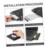 DOITOOL Ssd Hard Drive Bracket Aluminum Alloy Mounting Tray for Laptop Optical Bay view 3