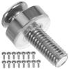 LIFKICH 50pcs Computer Rack Nuts Screws Stainless Steel Zinc Coated for Humid Environments view 1