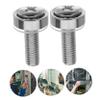 LIFKICH 50pcs Computer Rack Nuts Screws Stainless Steel Zinc Coated for Humid Environments view 3