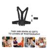 CIYODO Djustable Camera Harness Action Camera Chest Strap for Sports Mountaineering Travel view 2