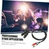 Parliky Audio Amplifier to XLR Cable Dual to Dual XLR Female Balanced Audio Adapter Durable Anti-Interference Spiral Braided Design for Sound Quality Transfer view 4