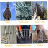 Hoement Hydraulic Hose Sleeve Nylon Protective Cover for Cable Management Wear-Resistant and Flame-Retardant for Welding and Hydraulic Hoses view 3
