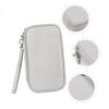 Angoily Digital Accessories Organizer Bag Portable Storage Pouch for Charging Cables Power Banks and Hard Drives Multi-section Travel Case Elegant Gray Durable Design view 2