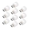 ARTIBETTER 10pcs USB Night Light Frosted Led Lamp for Boys and Girls Soft Lighting for Home Hotel Car Bedside Night Light view 1