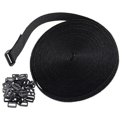 CORHAD 1set Adjustable Hook and Cable Strap with Buckle for Organizing Cords and Cables for Versatile Bundling and Storage