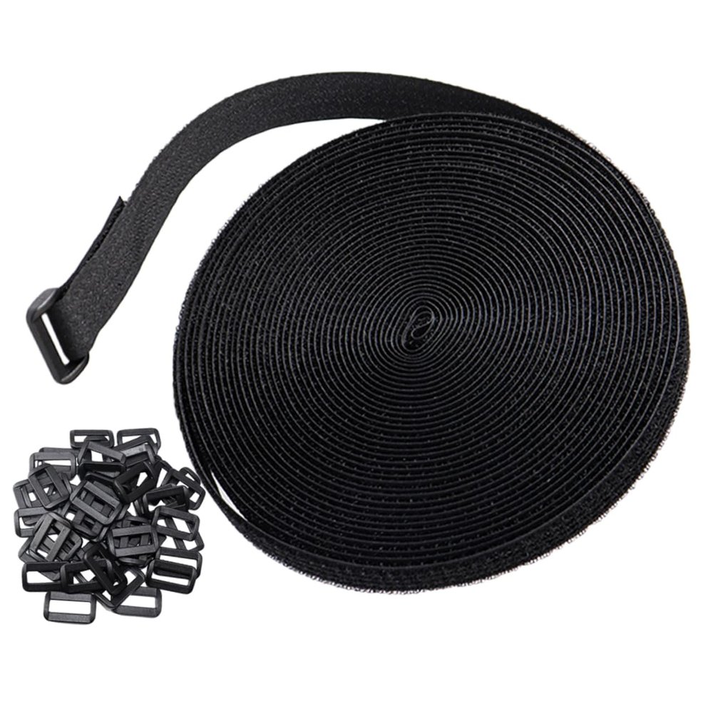 CORHAD 1set Adjustable Hook and Cable Strap with Buckle for Organizing Cords and Cables for Versatile Bundling and Storage