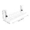 FELTECHELECTR Under Desk Tray Wire Organizer for Efficient Storage Compact Design for Spaces and Sturdy Construction for Use view 2