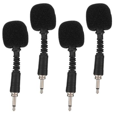 Abaodam 4pcs Portable Microphone for Live Streaming Recording and Conference Use Mini Noise-canceling Mic for Laptop and Phone Plug and Play Compact Design