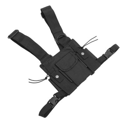 Angoily Adjustable Radio Chest Pack with Multi-pocket Design for Hiking Camping and Outdoor Sports Lightweight and Durable Vest for Men and Women