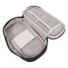 Angoily Portable Power Bank Organizer Bag Large Dual-layer Oxford Cloth Case for Usb Cables and Electronics Accessories Travel-friendly with Durable Zipper and Comfortable Hand Strap view 1