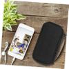 Angoily Portable Power Bank Organizer Bag Large Dual-layer Oxford Cloth Case for Usb Cables and Electronics Accessories Travel-friendly with Durable Zipper and Comfortable Hand Strap view 2
