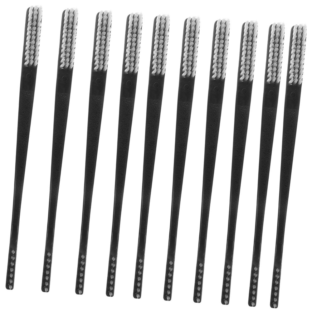 COLLBATH 10pcs Multi-Functional Mini Clean Brush Double Side Brush for Metal Surface Cleaning Bathroom Gadgets