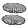 HOMSFOU 2pcs Speaker Grill Mesh Protector for Home and Car Audio Iron Net to Block Dust and Damage Speaker Accessory for Enhanced Performance Random Style view 1