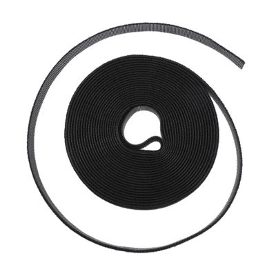 OSALADI 1roll Cable Ties Self Gripping Wire Management Straps Hook and Fasteners for Organizing Cords and Cables for Use Black