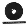 OSALADI 1roll Cable Ties Self Gripping Wire Management Straps Hook and Fasteners for Organizing Cords and Cables for Use Black view 2