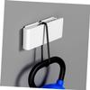Angoily Self-Adhesive Power Strip Holder Punch Wall Organizer for Cables and Plugs Material Easy Installation for Home Use and Space Saving view 4