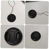 jojofuny 4pcs Center Pinch Camera Lens Covers Dust Protection for DSLR Lenses Diameter for Photographers to Prevent Scratches and Damage view 4