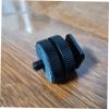 FELTECHELECTR 3pcs Dual Layer Hot Shoe Screw Adapter for DSLR Led Light Monitor Durable Photography Accessory Set view 3