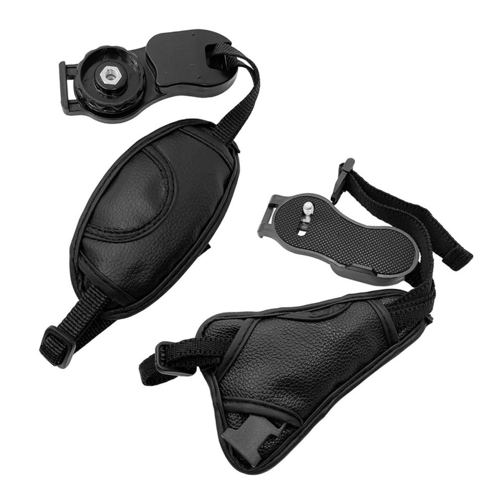 2pcs Professional Camera Wrist Straps Grip for Photography Camera Hand Strap Adapter Screw Interface