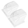 Angoily 2pcs Transparent Access Control Rain Cover for Doorbell Switch Fingerprint Machine Protector Durable Material Weatherproof Design for Longevity view 1