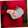 OSALADI Double Storage Bag Cable Management Bag for Electronics Zipper Closure Portable Cord Organizer Case view 3