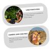 BRIGHTFUFU Simply Waterproof Camera Pouch Dslr Lens Protective Case Adjustable Loop Around Camera Lens Pouch Bag view 3