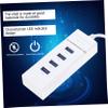 OSALADI 1pc USB Hub Splitter Ports Expansion for Laptop Compact Lightweight Indicator Easy Setup for Home Office and Business view 3