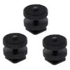 CAXUSD 3pcs Double Layer Hot Shoe Mount Adapter for Cameras Metal Flash Bracket Screw for Photography Accessories view 1