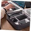 CIYODO 3-layer Cable Carrying Case Organizer Small Electronics Bag for Travel Usb Charger Organizer view 2