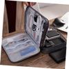 CIYODO 3-layer Cable Carrying Case Organizer Small Electronics Bag for Travel Usb Charger Organizer view 3