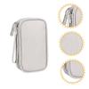 Uonlytech Cable Bag Zipper Design Electronics Travel Case Cable Box Organizer for Travel Storage Bag view 3