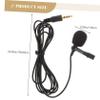 Abaodam Tiny Microphone for Recording Lapel Mic Replacement for Computer Phone and Camera view 2