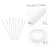 ARTIBETTER 1set Wall Cable Hider Cord Cover Kit for Concealing Cords Easy to Install Wire for Wall-Mounted Tvs White view 3