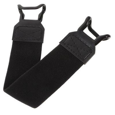 KONTONTY Tablet Hand Strap for Comfortable Holder for Secure Single-Hand Use Compatible with Various Tablets Durable Iron Buckle Black