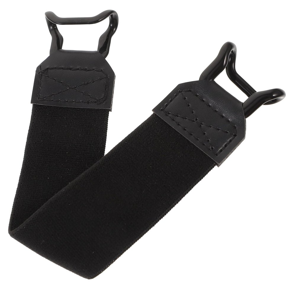 KONTONTY Tablet Hand Strap for Comfortable Holder for Secure Single-Hand Use Compatible with Various Tablets Durable Iron Buckle Black
