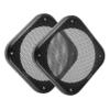 FELTECHELECTR 2pcs Car Speaker Grill Covers Durable Waffle Mesh Protector for Subwoofers Easy to Install Dust Guard for Vehicle Audio Systems Fit for Various Car Models view 1