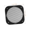 FELTECHELECTR 2pcs Car Speaker Grill Covers Durable Waffle Mesh Protector for Subwoofers Easy to Install Dust Guard for Vehicle Audio Systems Fit for Various Car Models view 2