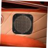 FELTECHELECTR 2pcs Car Speaker Grill Covers Durable Waffle Mesh Protector for Subwoofers Easy to Install Dust Guard for Vehicle Audio Systems Fit for Various Car Models view 4