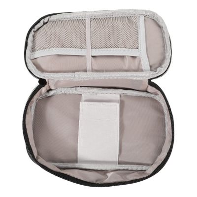 Angoily Power Bank Organizer Case Portable Digital Accessories Storage Bag for Travel Large Dual-layer Oxford Cloth Design Scratch and Lightweight for Data Cables and Earbuds