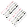 CIYODO 20pcs USB Cable Organizer Clips Cable Ties Design for Desktop Home Use view 1