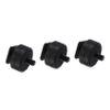 BRIGHTFUFU 3pcs Cold Shoe Mount Flash Adapter Bracket Metal Dual Layer Mounting Accessory for DSLR Microphone Led Light and Monitors Easy Installation Durable view 1