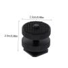 BRIGHTFUFU 3pcs Cold Shoe Mount Flash Adapter Bracket Metal Dual Layer Mounting Accessory for DSLR Microphone Led Light and Monitors Easy Installation Durable view 2