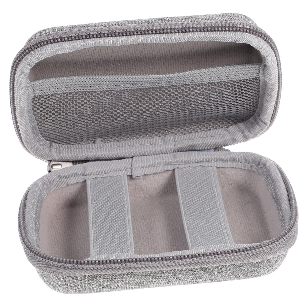 ARTIBETTER Electronic Organizer Bag Cable Travel Organizer Case Mesh Pouch Elastic Band Sturdy Zipper for Earphones Cables Chargers