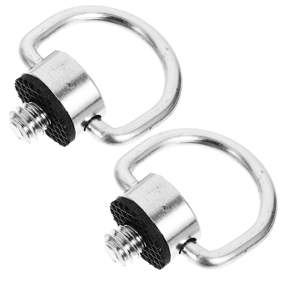 jojofuny 2pcs Tripod Quick Release Plate Screw with Rubber Washer for Attachment and Detachment Compatible with Gimbals and Plates Stainless Steel Construction