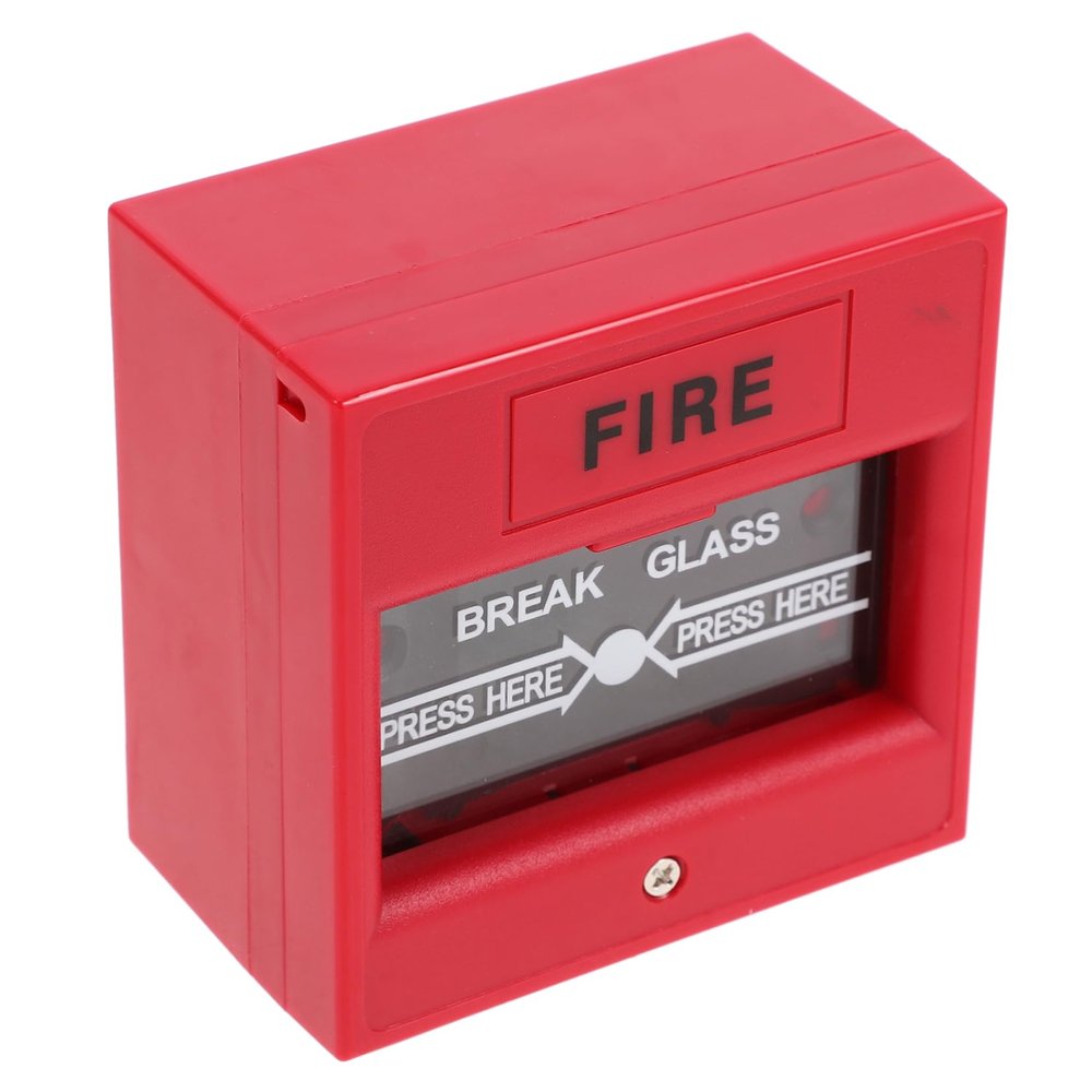LIFKICH Emergency Glass Break Alarm Button Security Sensor for Home Office School User-Friendly Design for Compact and Portable Emergency