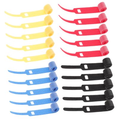 ARTIBETTER Cable Management Straps 80pcs Tie for Cable Organizer Reusable Cord Ties Hook and Loop Design