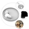 ARTIBETTER Desktop Speaker Holder Bracket for Compact Cord Organizer Slot Practical Tabletop Speaker Stand White view 2